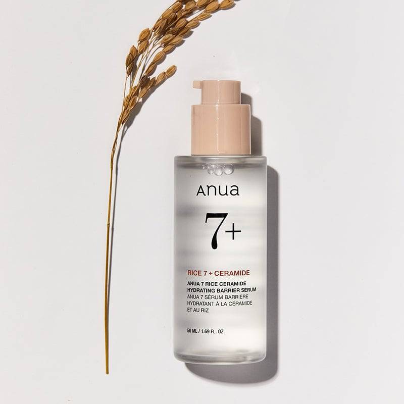 ANUA 7 Rice Ceramide Hydrating Barrier Serum 50ml - BelluBeauty