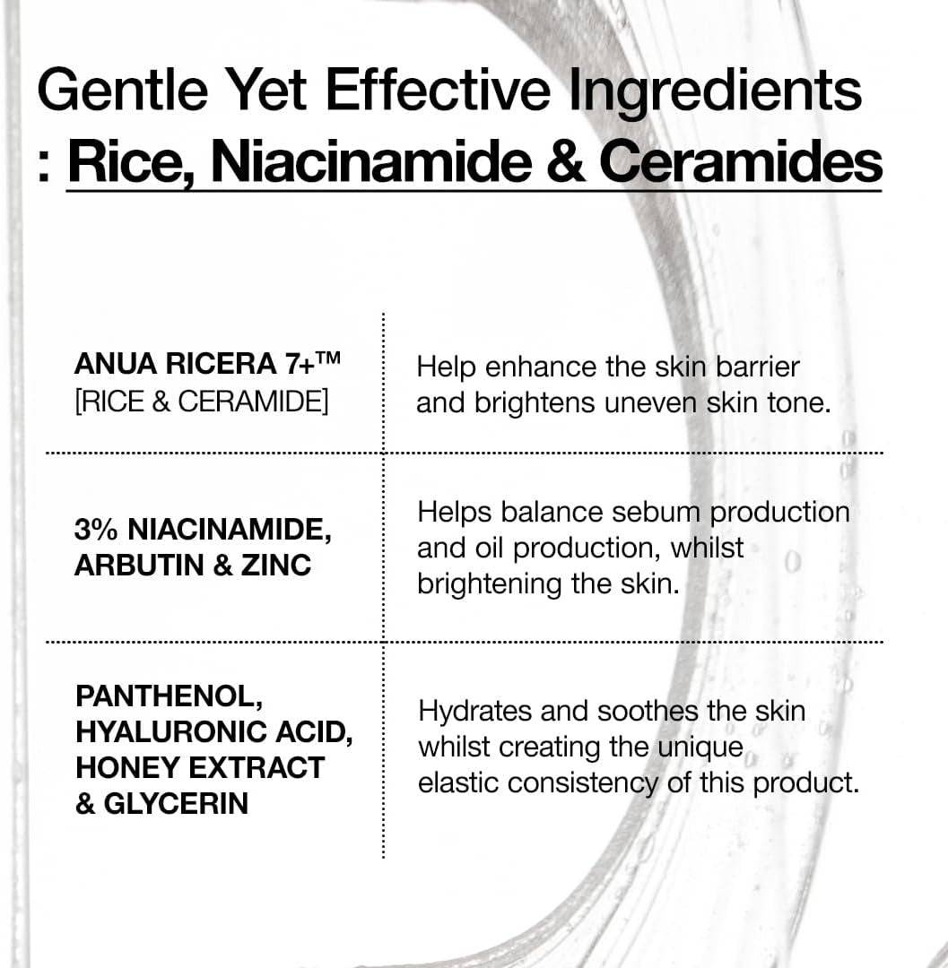 ANUA 7 Rice Ceramide Hydrating Barrier Serum 50ml - BelluBeauty