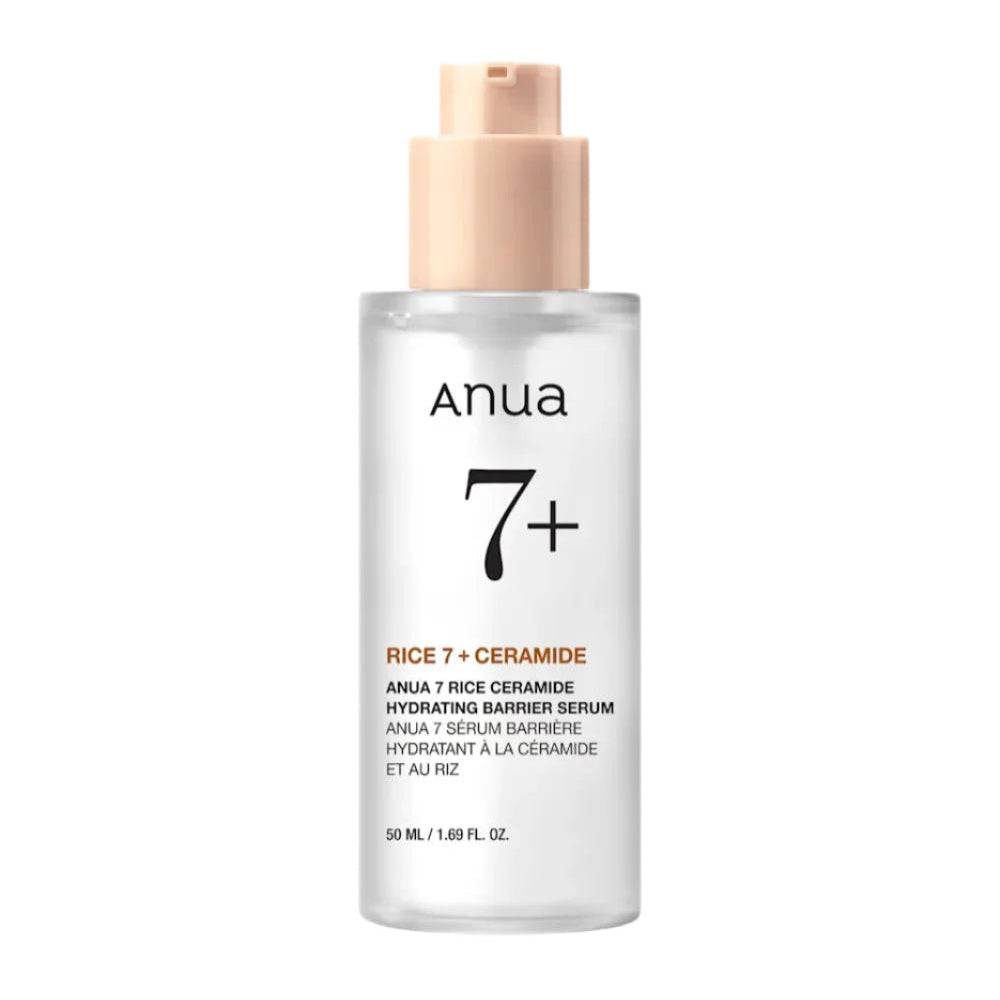 ANUA 7 Rice Ceramide Hydrating Barrier Serum 50ml - BelluBeauty