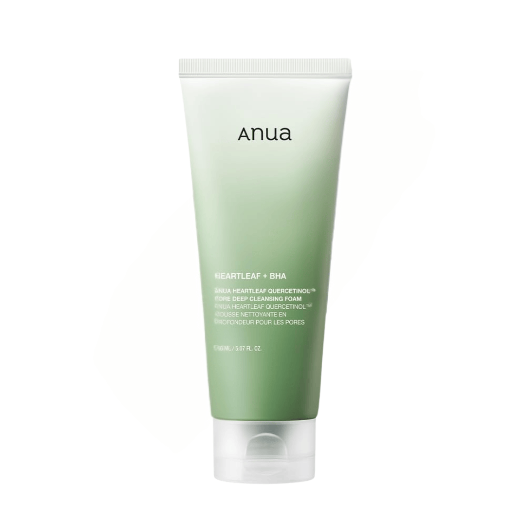 ANUA Heartleaf Quercetinol Pore Deep Cleansing Foam 150ml - BelluBeauty