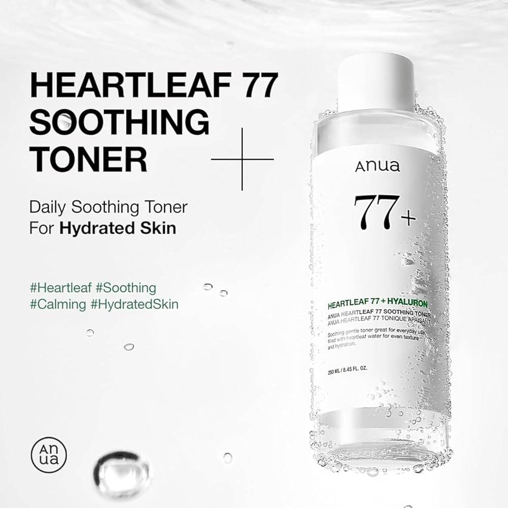 ANUA Heartleaf 77% Soothing Toner 250ml - BelluBeauty