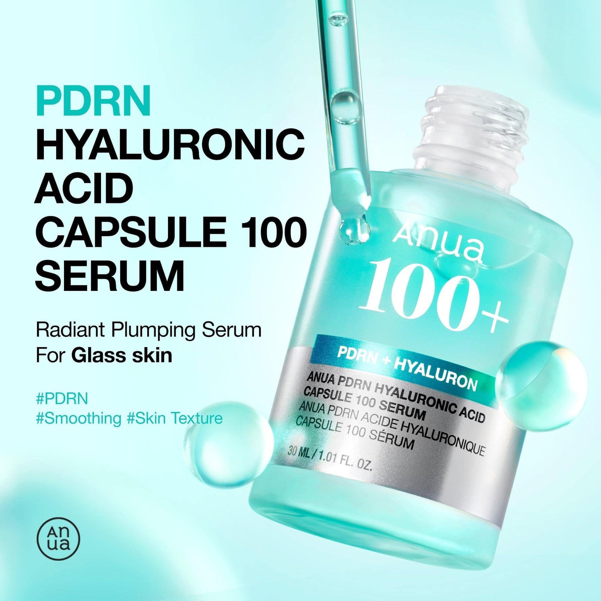 ANUA PDRN Hyaluronic Capsule 100 Serum 30ml - bellubeauty