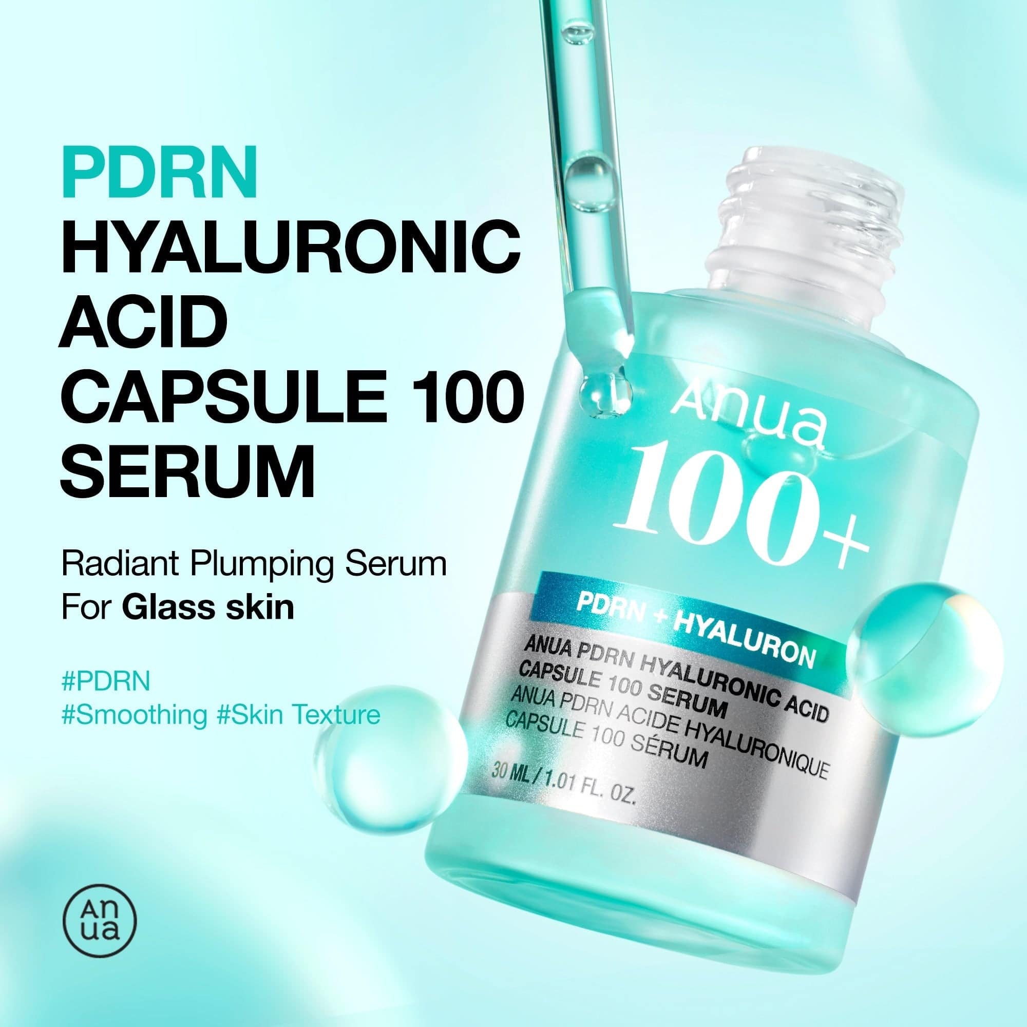 ANUA PDRN Hyaluronic Capsule 100 Serum 30ml - bellubeauty