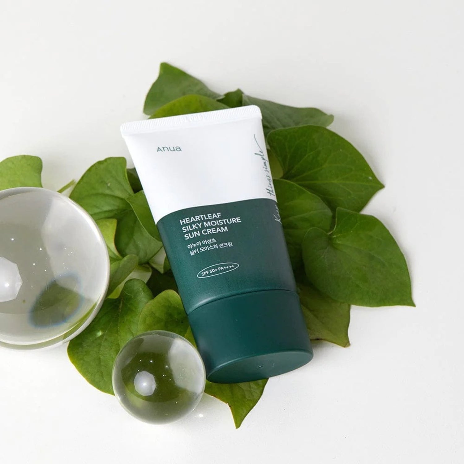 ANUA Heartleaf Silky Moisture Sun Cream 50ml SPF50+