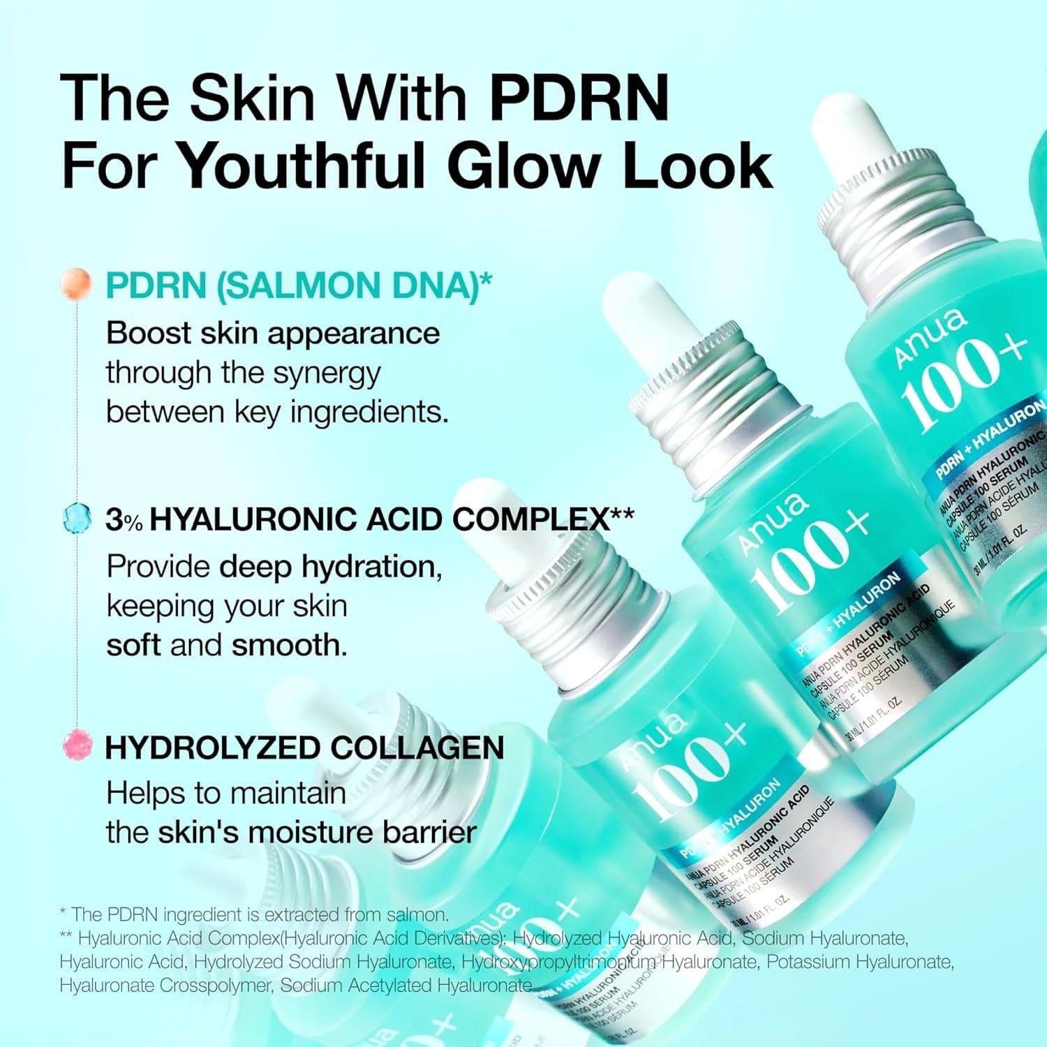 ANUA PDRN Hyaluronic Capsule 100 Serum 30ml - bellubeauty