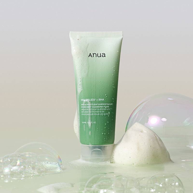 ANUA Heartleaf Quercetinol Pore Deep Cleansing Foam 150ml - BelluBeauty