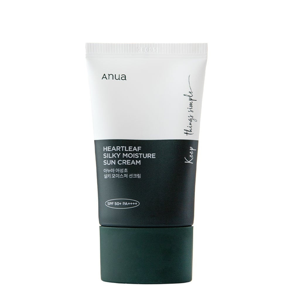 ANUA Heartleaf Silky Moisture Sun Cream 50ml SPF50+