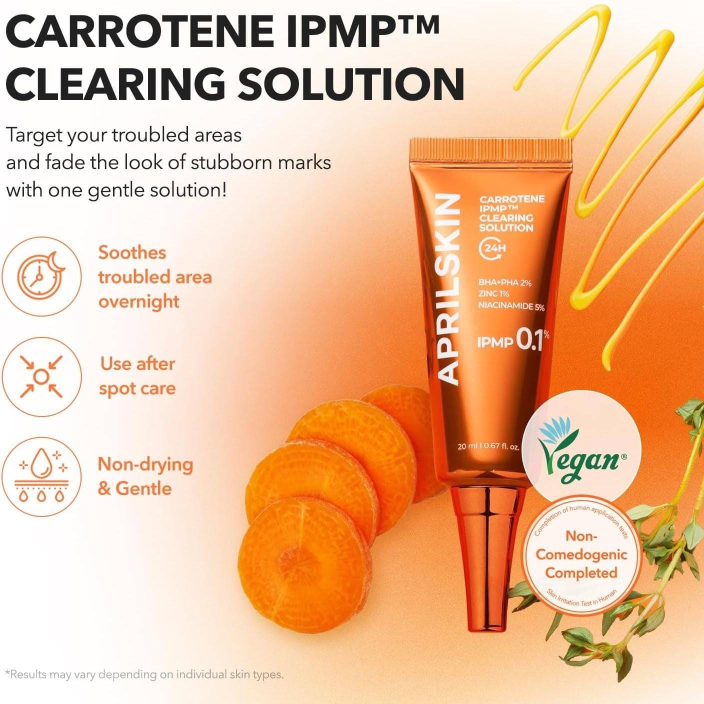 APRILSKIN Carrotene IPMP Clearing Solution 20ml - BelluBeauty