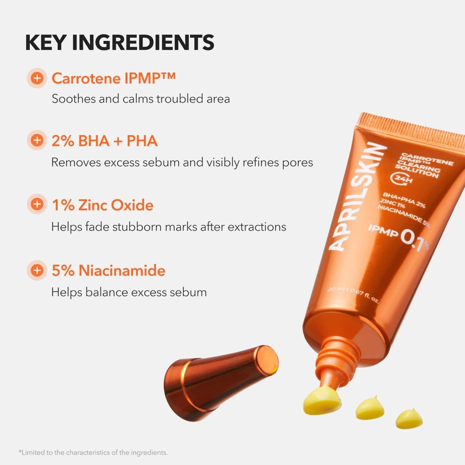 APRILSKIN Carrotene IPMP Clearing Solution 20ml - BelluBeauty