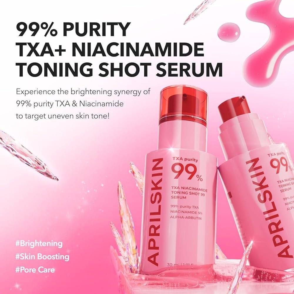 APRILSKIN TXA Niacinamide Toning Shot 99 Serum 30ml - bellubeauty