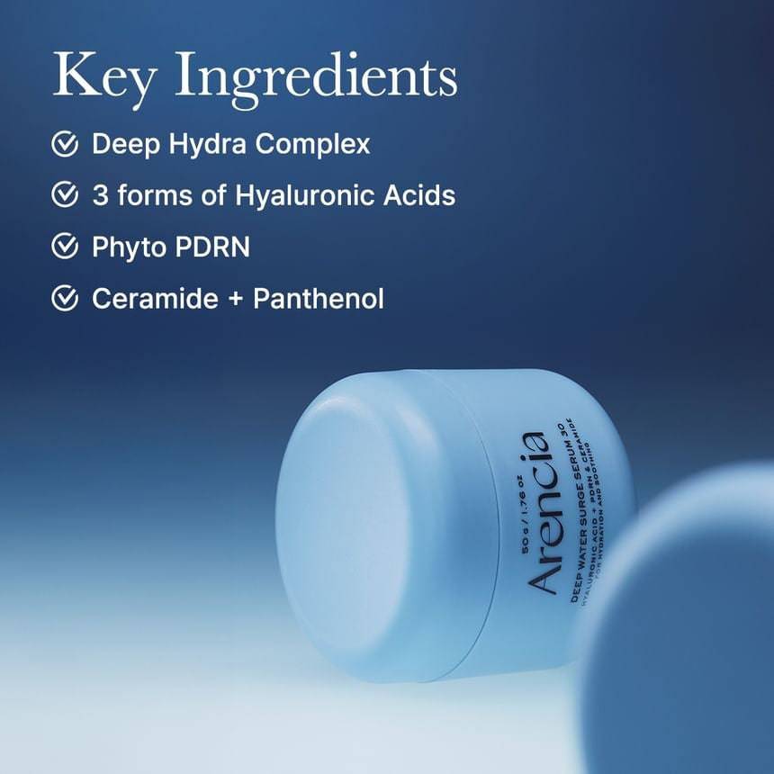 ARENCIA Deep Water Surge Serum 30 50g - BelluBeauty