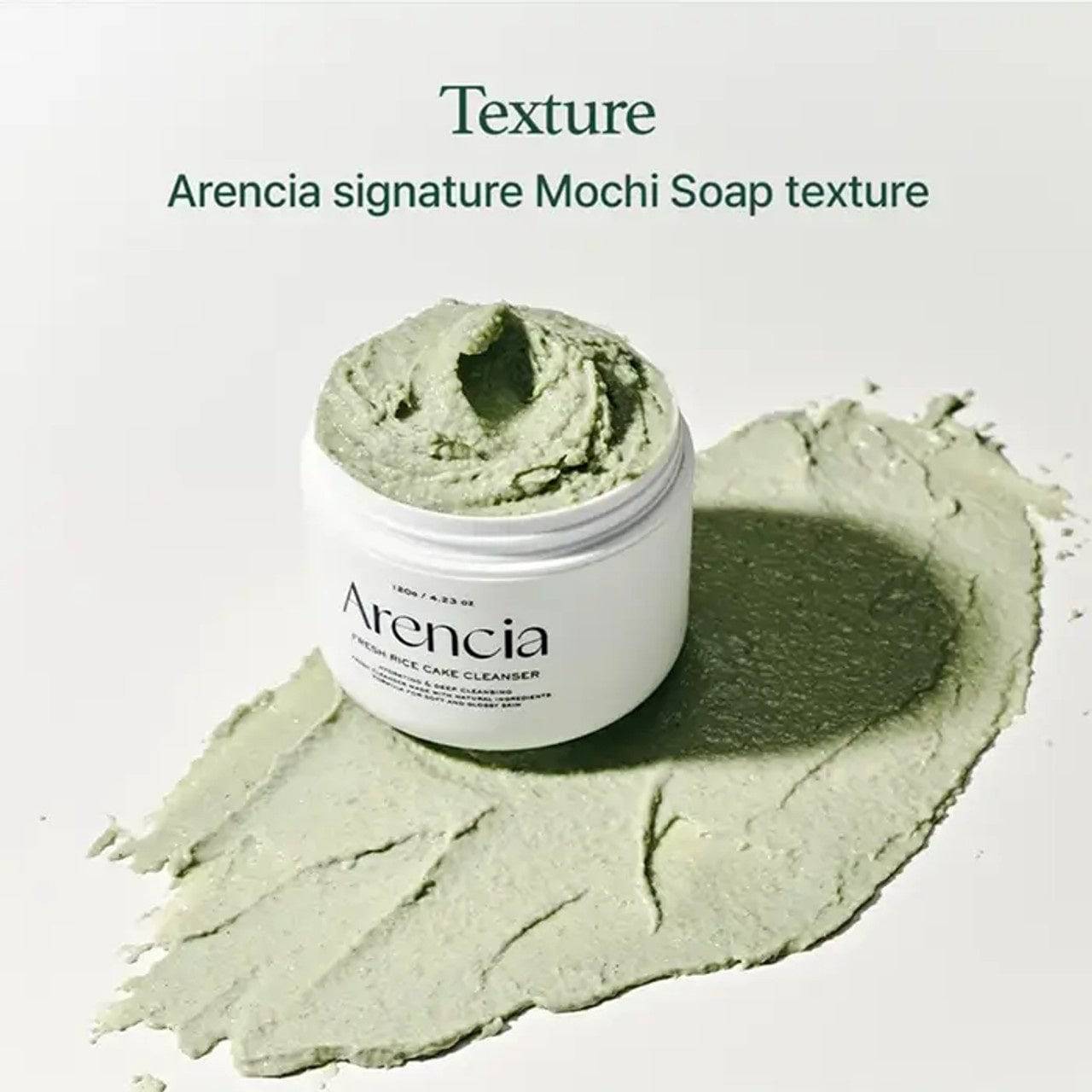 ARENCIA Fresh Green Rice Mochi Cleanser 120g - BelluBeauty