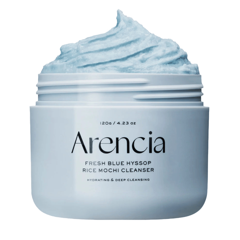 ARENCIA Fresh Blue Hyssop Rice Mochi Cleanser 120g - BelluBeauty