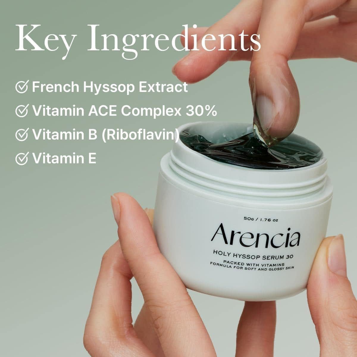 ARENCIA Holy Hyssop Serum 30 50g - BelluBeauty