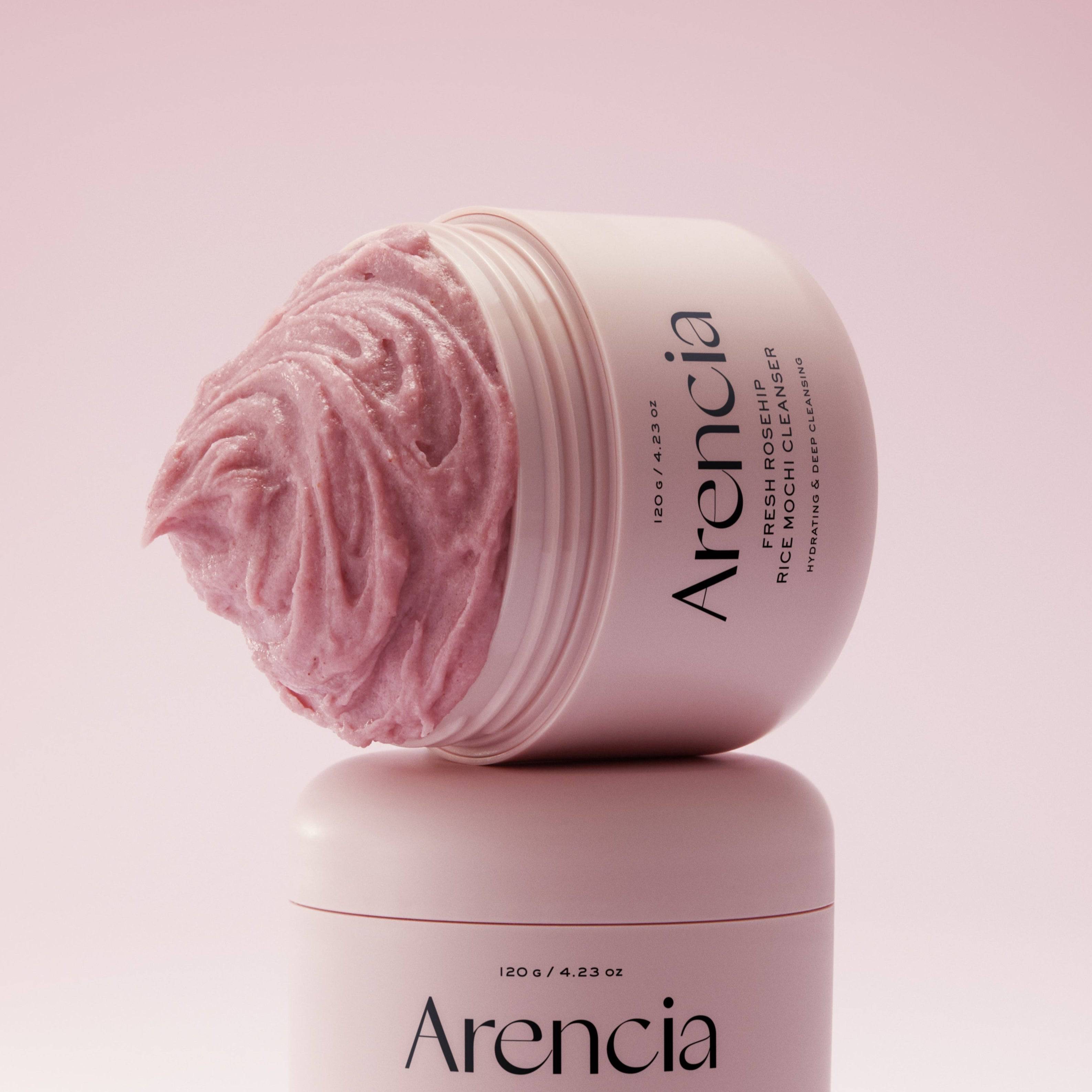 ARENCIA Fresh Rosehip Rice Mochi Cleanser 120g - BelluBeauty