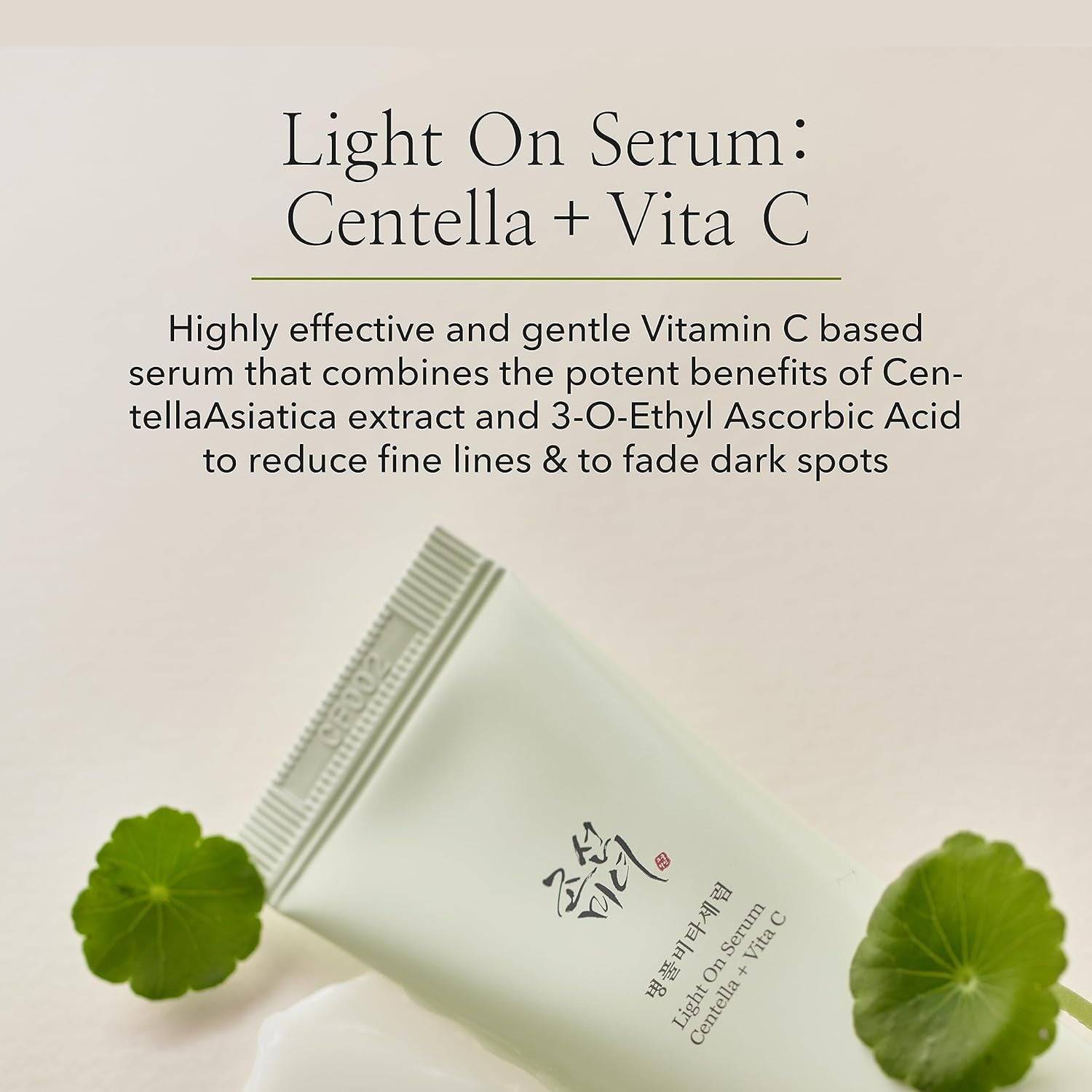 BEAUTY OF JOSEON Light On Serum Centella + Vita C 30ml - BelluBeauty