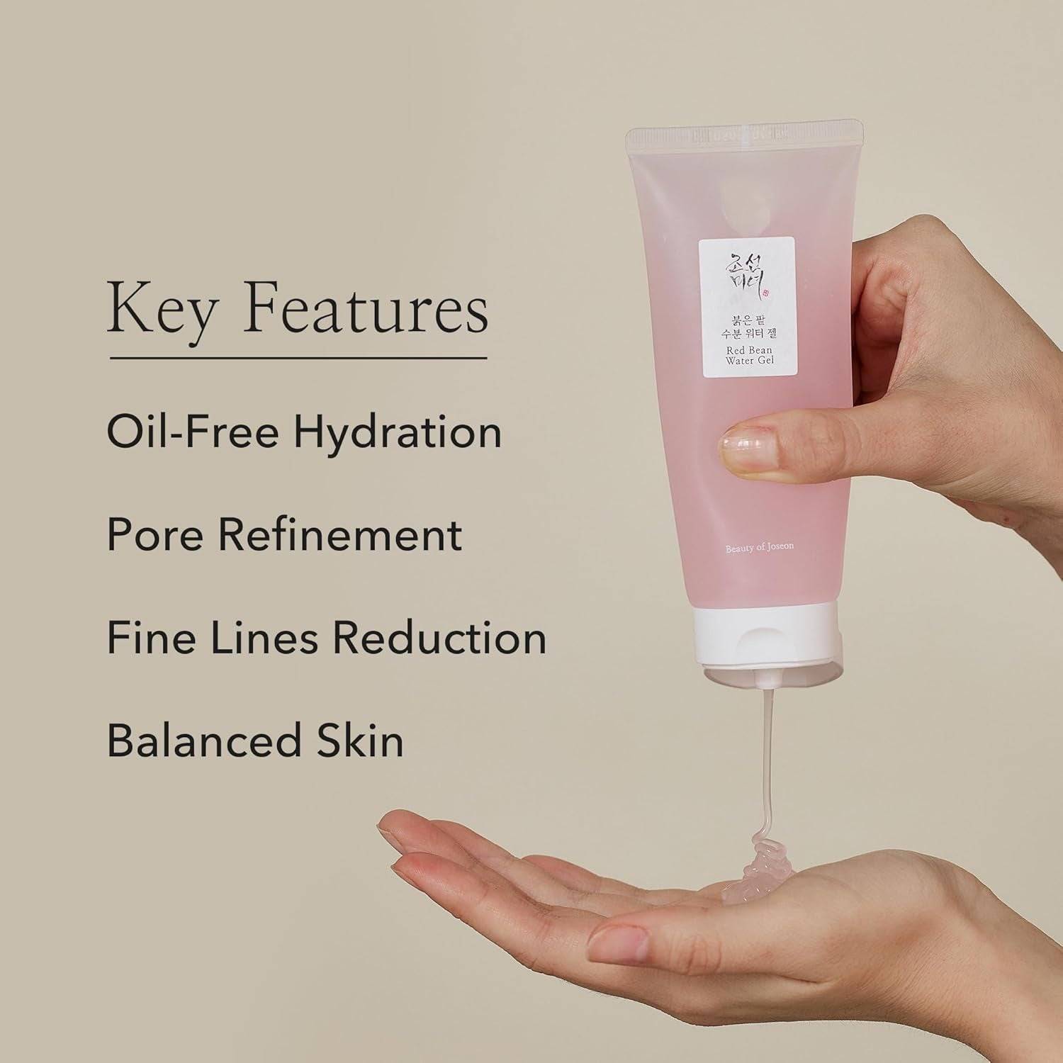 BEAUTY OF JOSEON Red Bean Water Gel 100ml - BelluBeauty