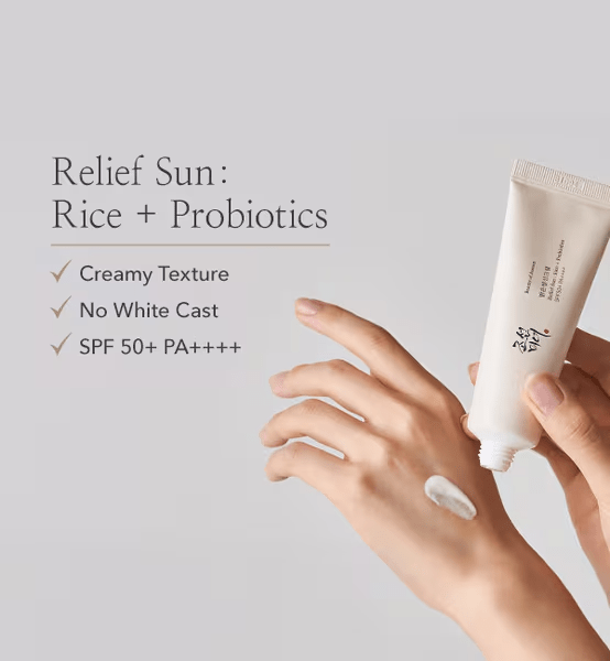 BEAUTY OF JOSEON Relief Sun Rice + Probiotics 50ml SPF50+ - bellubeauty