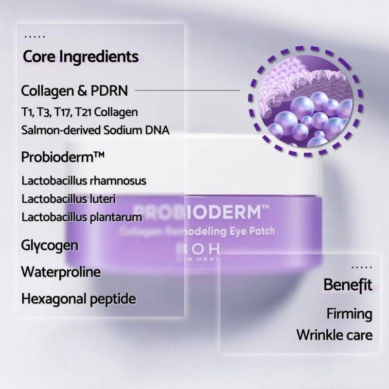 BIOHEAL BOH Probioderm Collagen Remodelling Eye Patch 60pcs - BelluBeauty