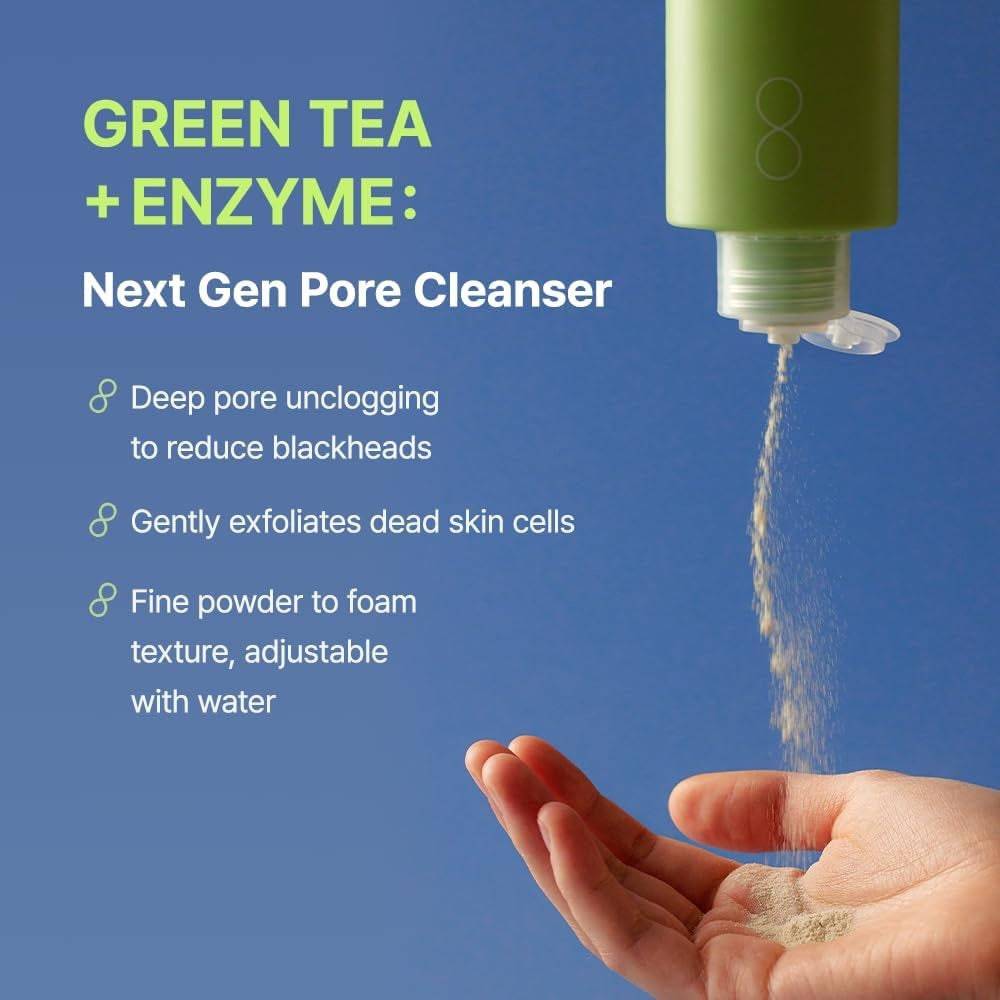 BY WISHTREND Green Tea & Enzyme Powder Wash 110g - bellubeauty