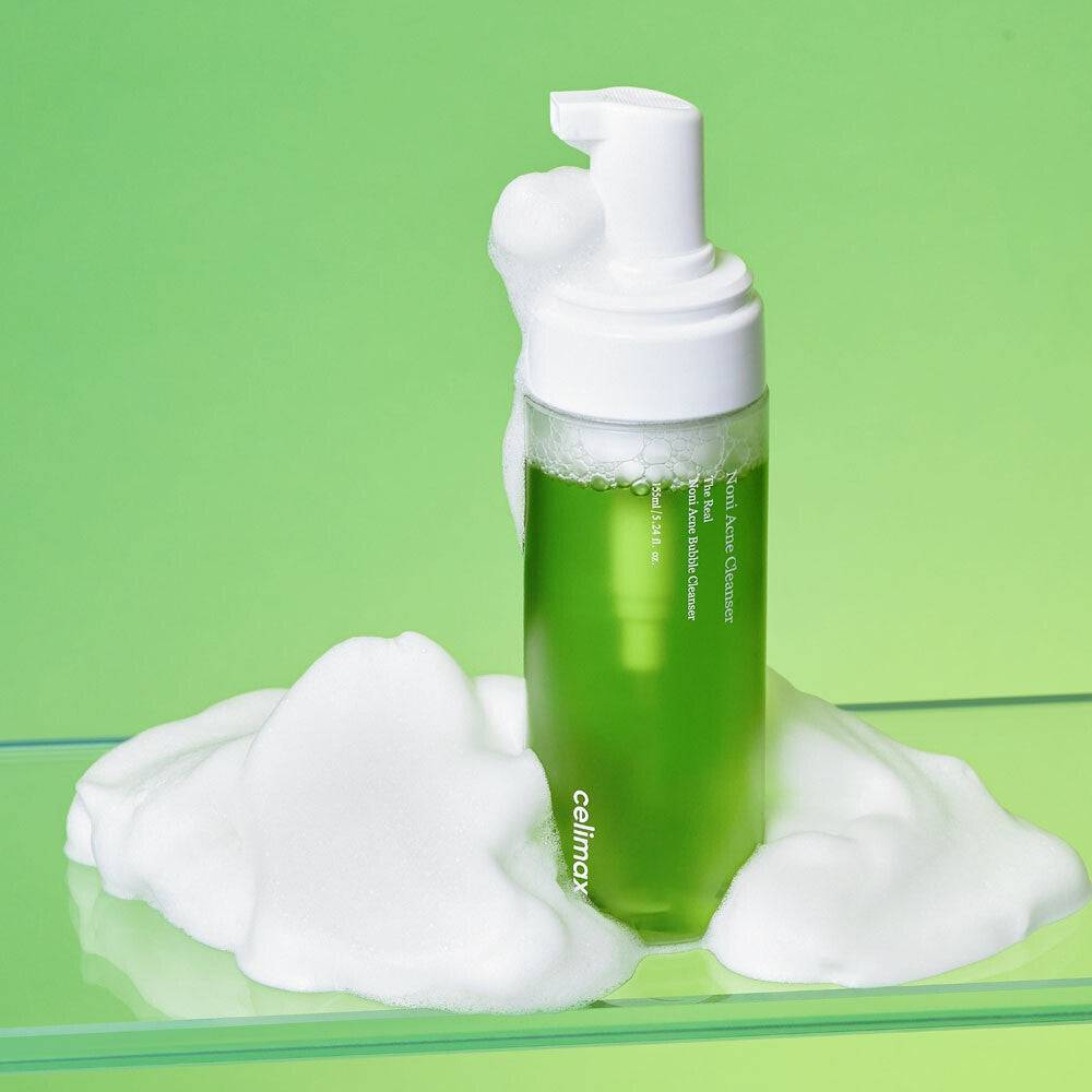 CELIMAX The Real Noni Acne Bubble Cleanser 155ml - bellubeauty