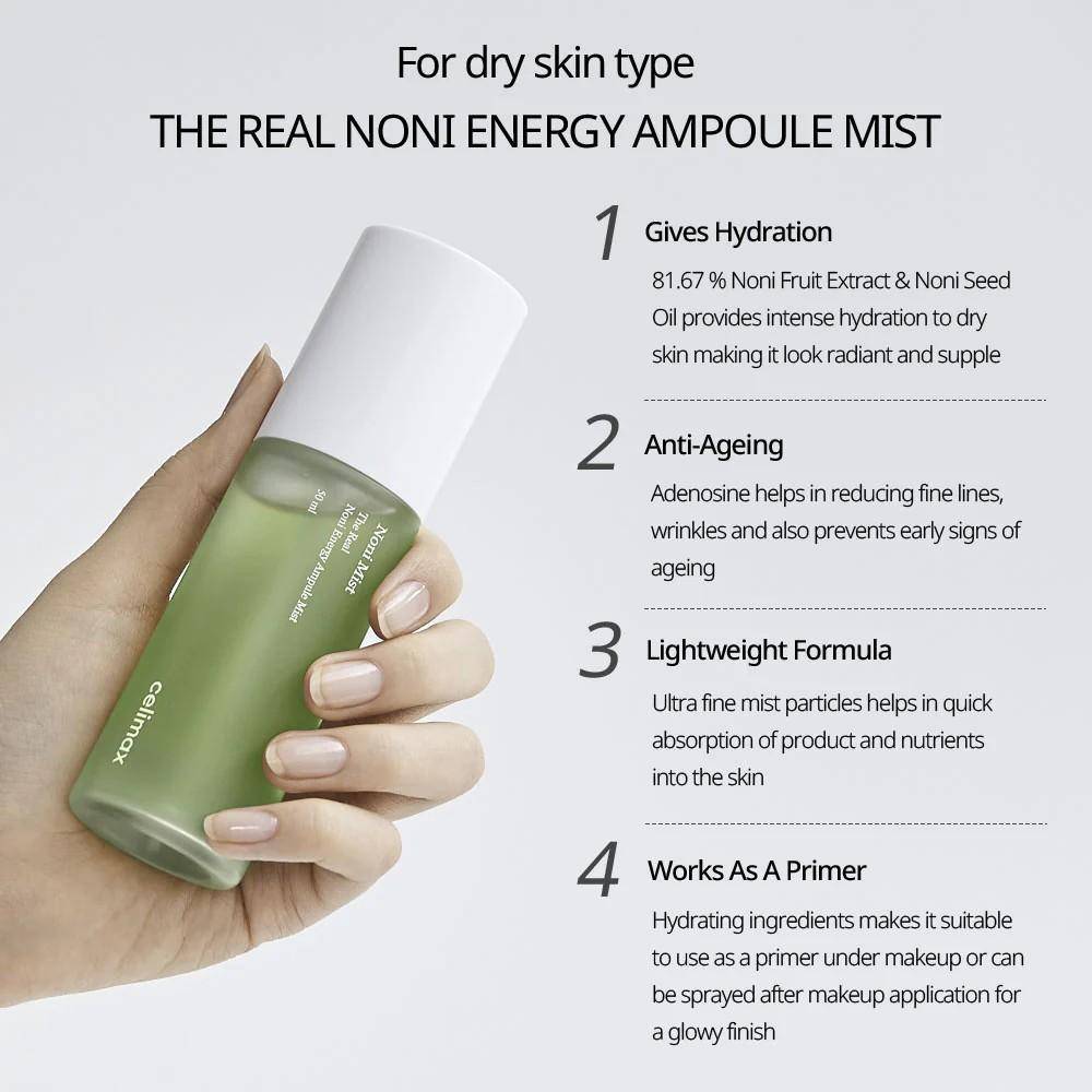 CELIMAX The Real Noni Energy Ampoule Mist 50ml - BelluBeauty