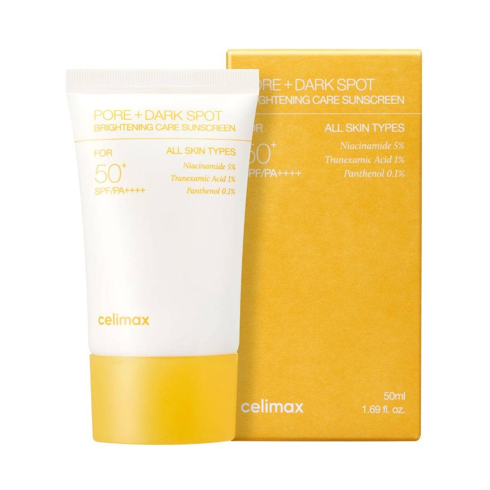 CELIMAX Pore+ Dark Spot Brightening Care Sunscreen 50ml SPF50+ - BelluBeauty