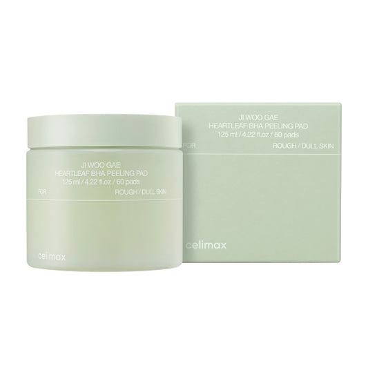 CELIMAX Ji Woo Gae Heartleaf BHA Peeling Pad 60pcs - bellubeauty