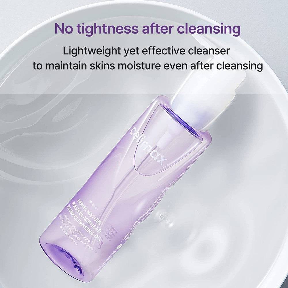 CELIMAX Derma Nature Fresh Blackhead Jojoba Cleansing Oil 150ml - BelluBeauty