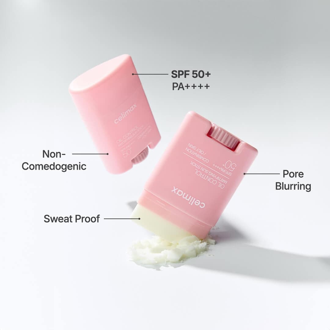CELIMAX Oil Control Mattifying Sun Stick 19g SPF50+ - bellubeauty
