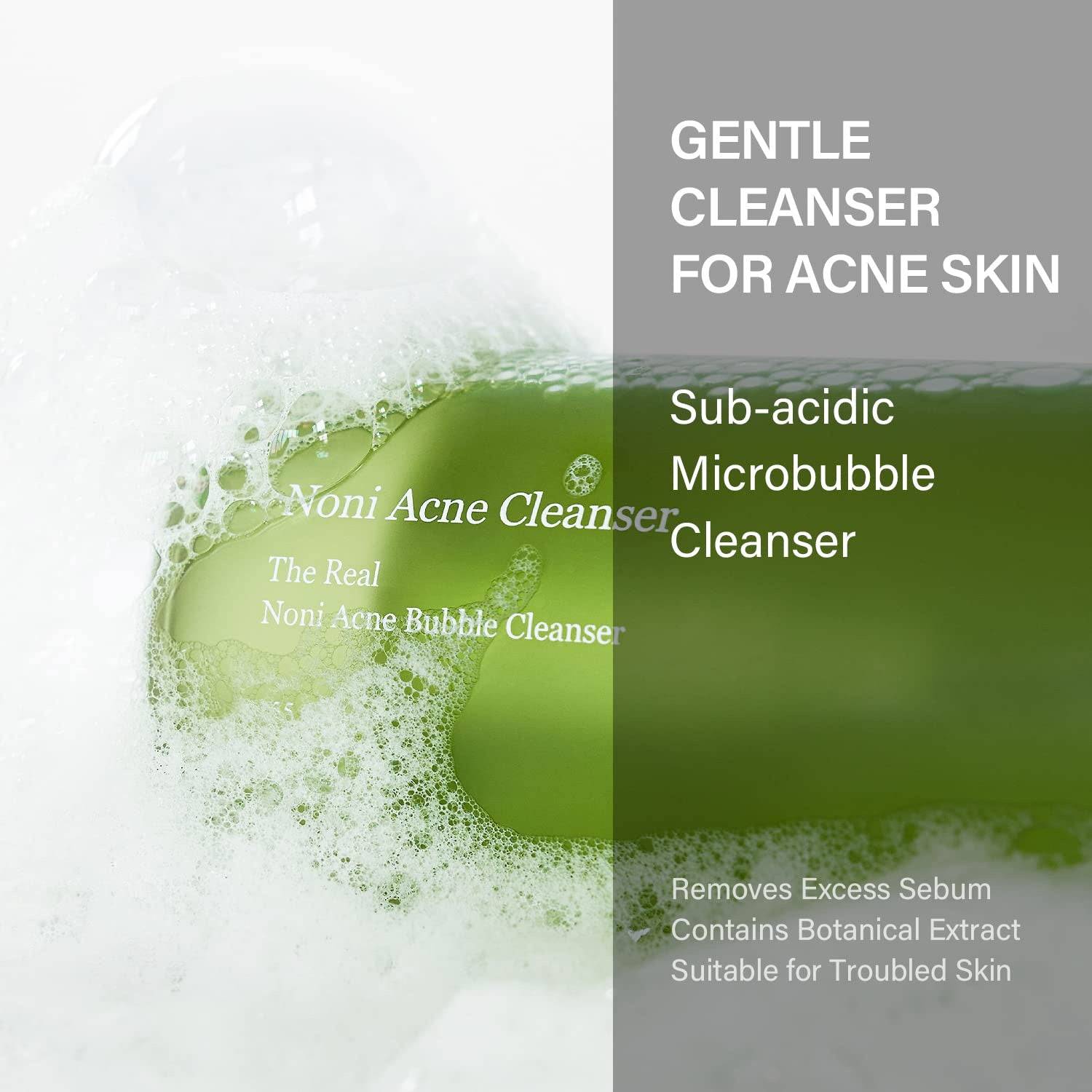 CELIMAX The Real Noni Acne Bubble Cleanser 155ml - bellubeauty