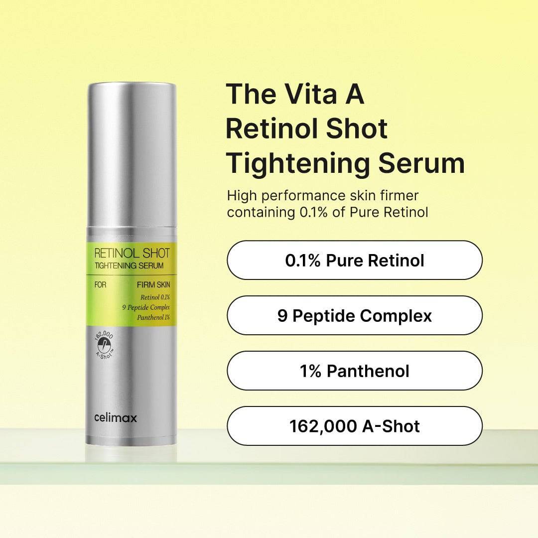 CELIMAX The Vita-A Retinol Shot Tightening Serum 30ml - BelluBeauty