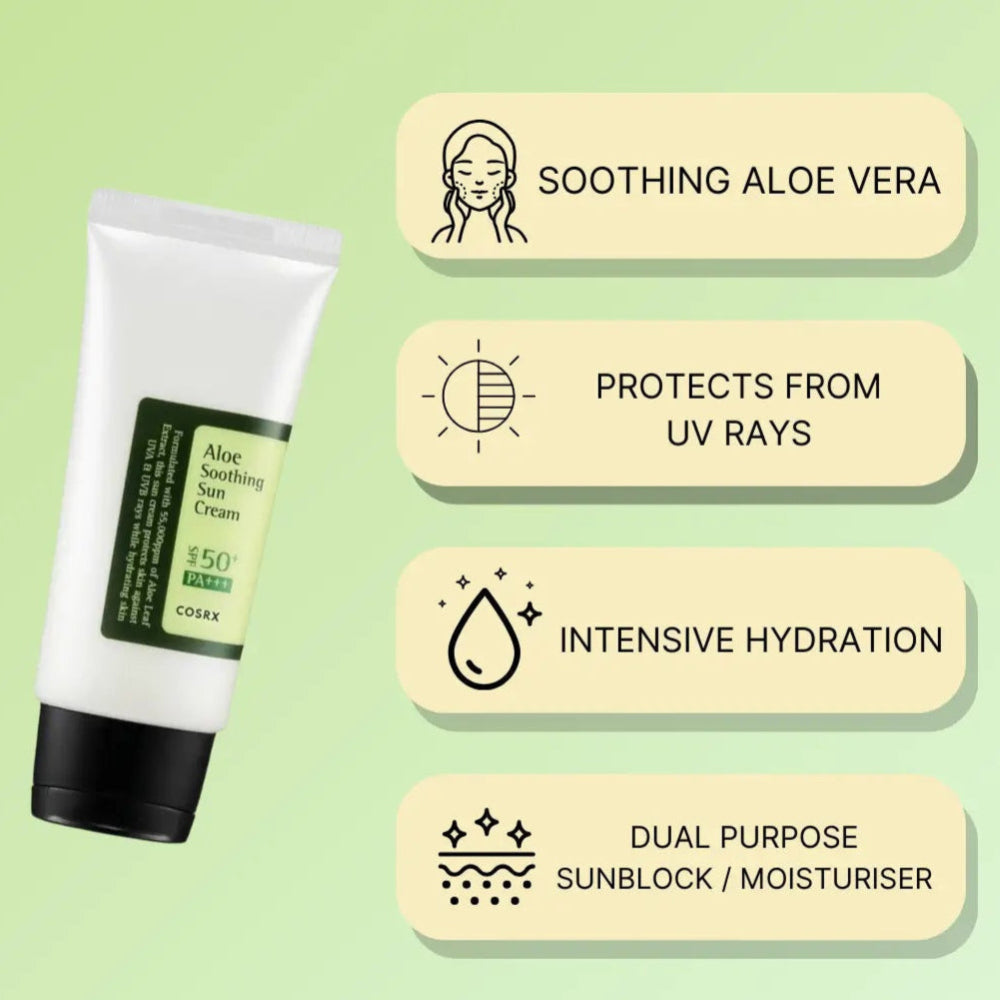 COSRX Aloe Soothing Sun Cream 50ml SPF50+