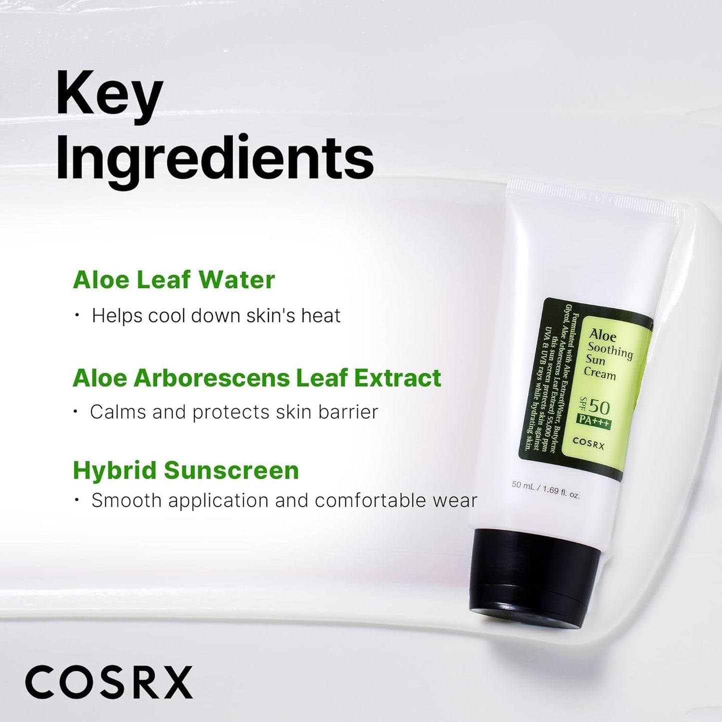 COSRX Aloe Soothing Sun Cream 50ml SPF50+