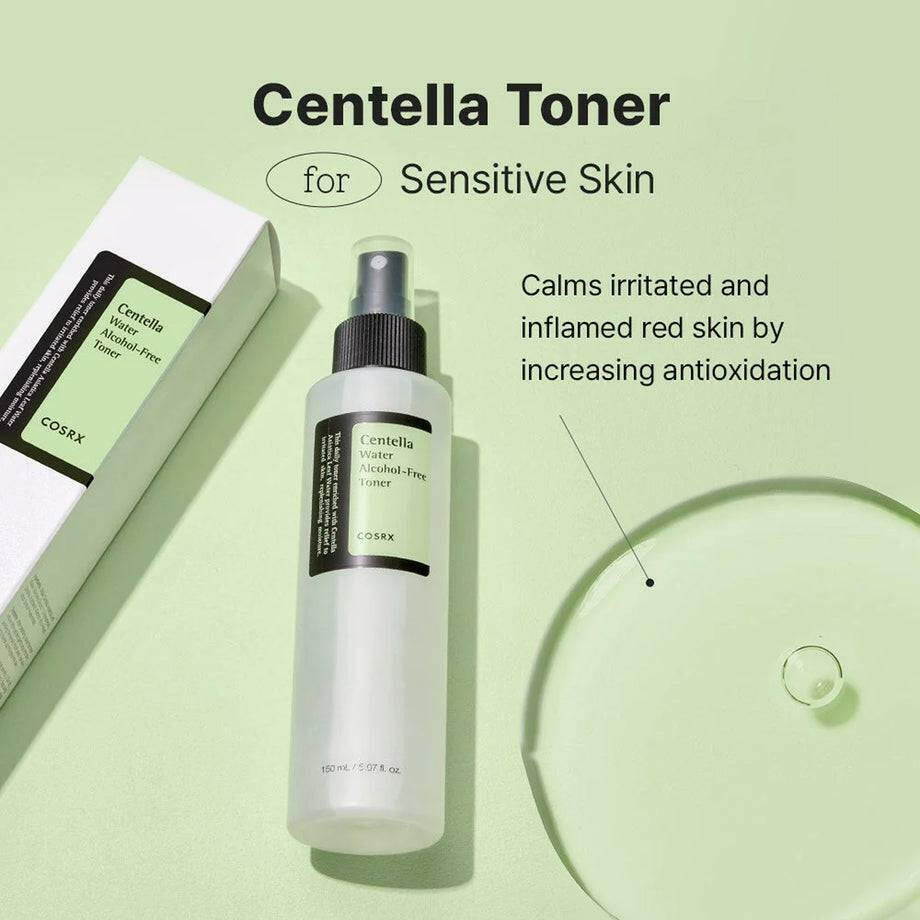 COSRX Centella Water Alcohol-Free Toner 150ml - bellubeauty