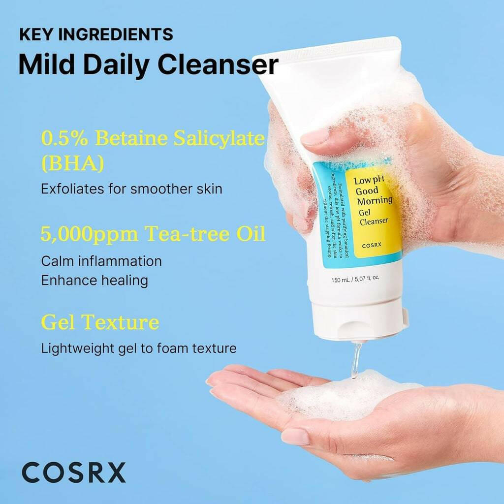 COSRX Low PH Good Morning Gel Cleanser 150ml - bellubeauty.