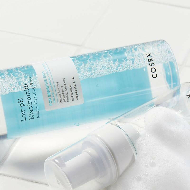 COSRX Low PH Niacinamide Micellar Cleansing Water 400ml - bellubeauty
