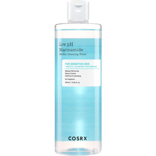 COSRX Low PH Niacinamide Micellar Cleansing Water 400ml - BelluBeauty