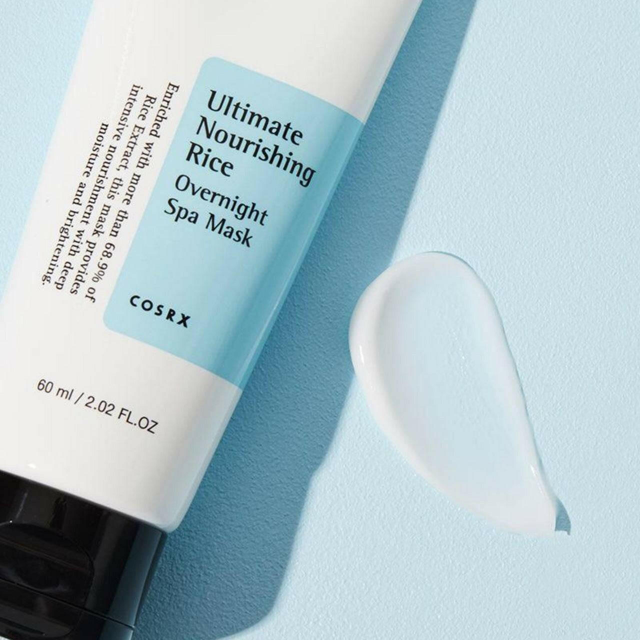 COSRX Ultimate Nourishing Rice Overnight Spa Mask 60ml - bellubeauty