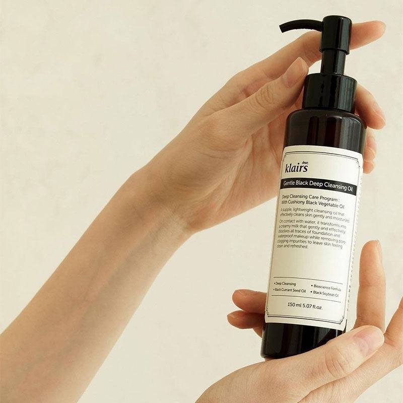 DEAR KLAIRS Gentle Black Deep Cleansing Oil 150ml - bellubeauty