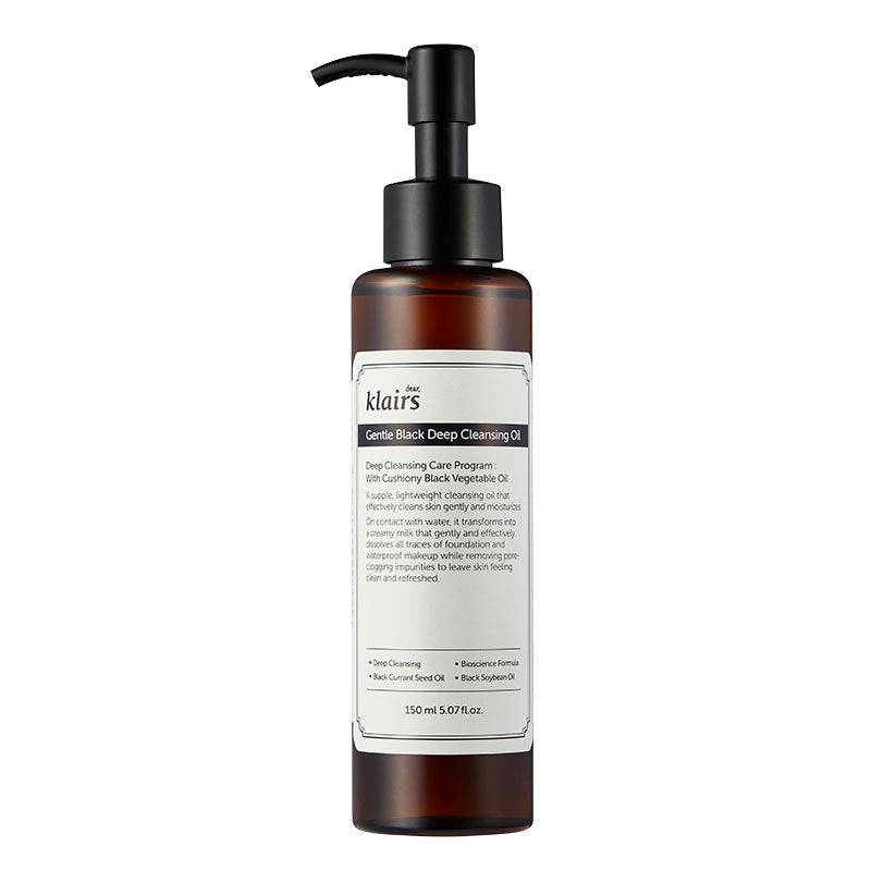 DEAR KLAIRS Gentle Black Deep Cleansing Oil 150ml - bellubeauty