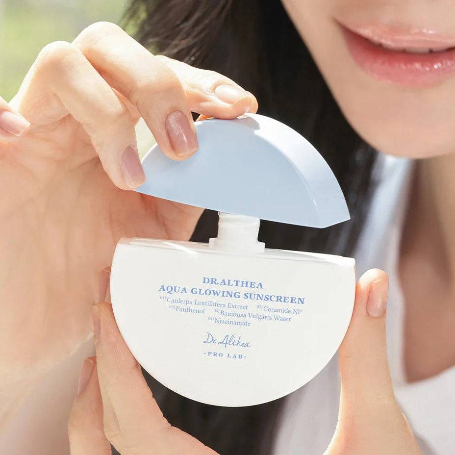DR. ALTHEA Aqua Glowing Sunscreen 45ml SPF50+ - BelluBeauty