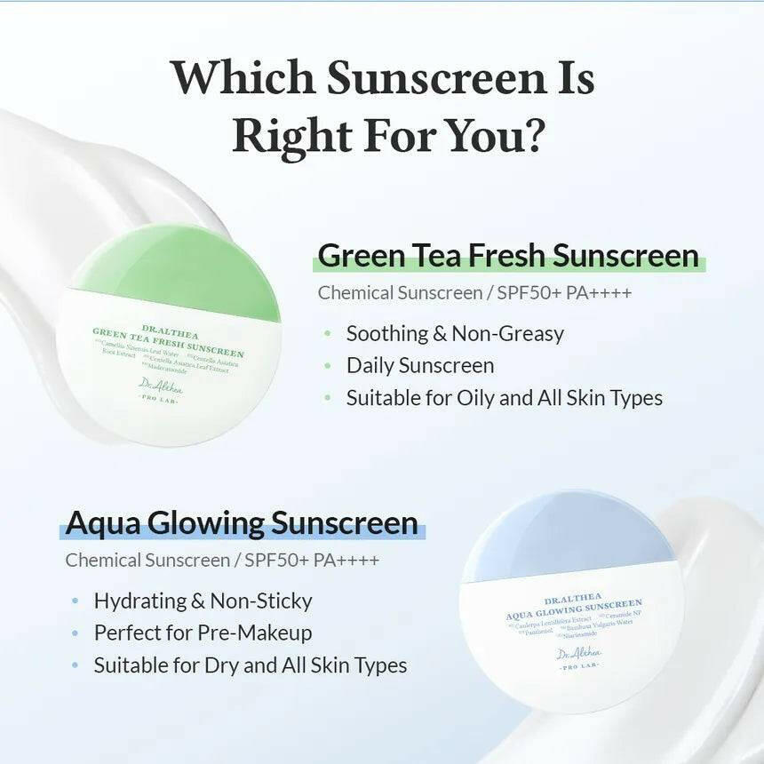 Dr. Althea Green Tea Fresh Sunscreen 45ml SPF50+ - bellubeauty.