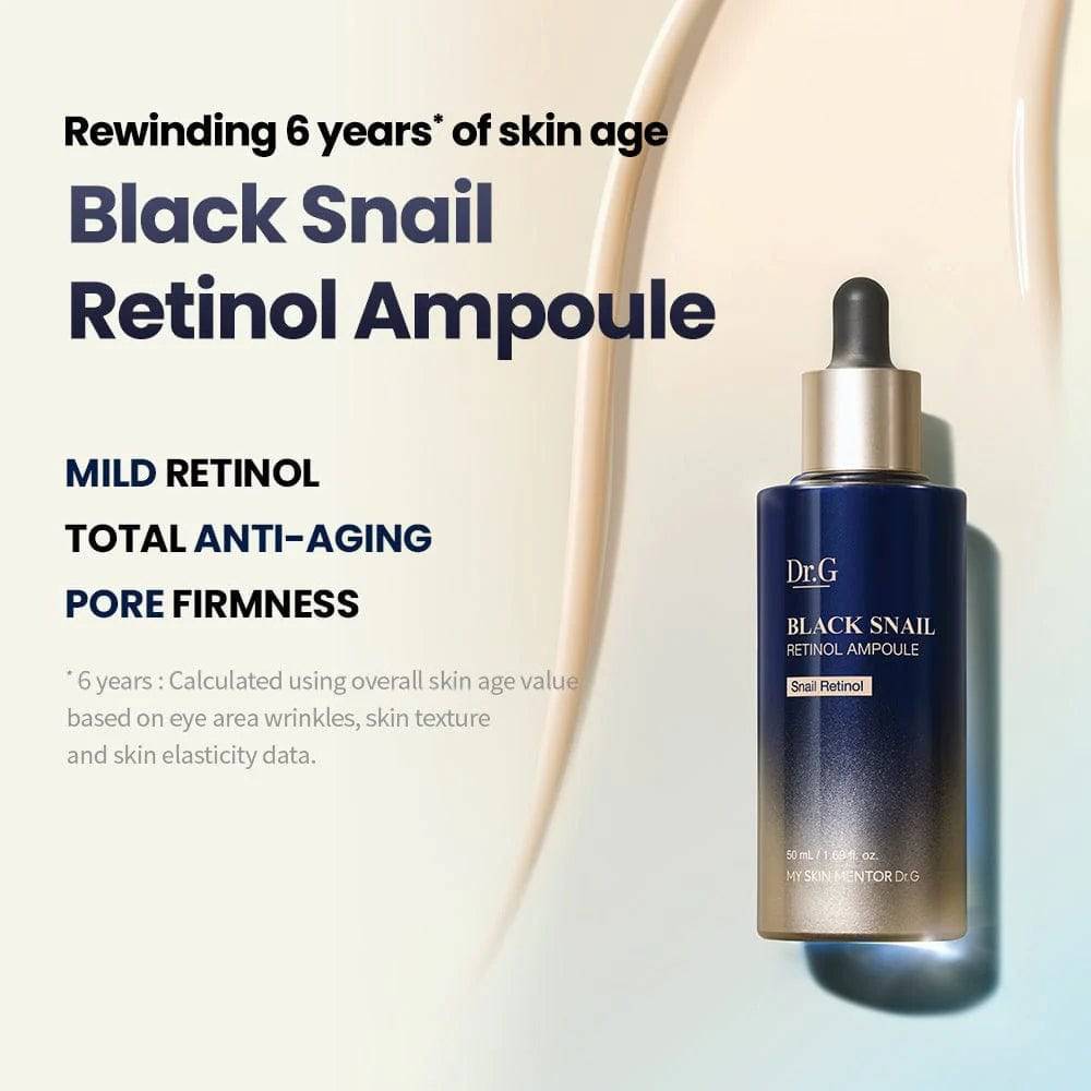 DR.G Black Snail Retinol Ampoule 50ml - bellubeauty