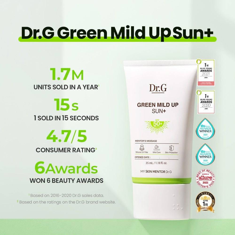 DR.G Green Mild Up Sun+ 50ml SPF50+ - bellubeauty