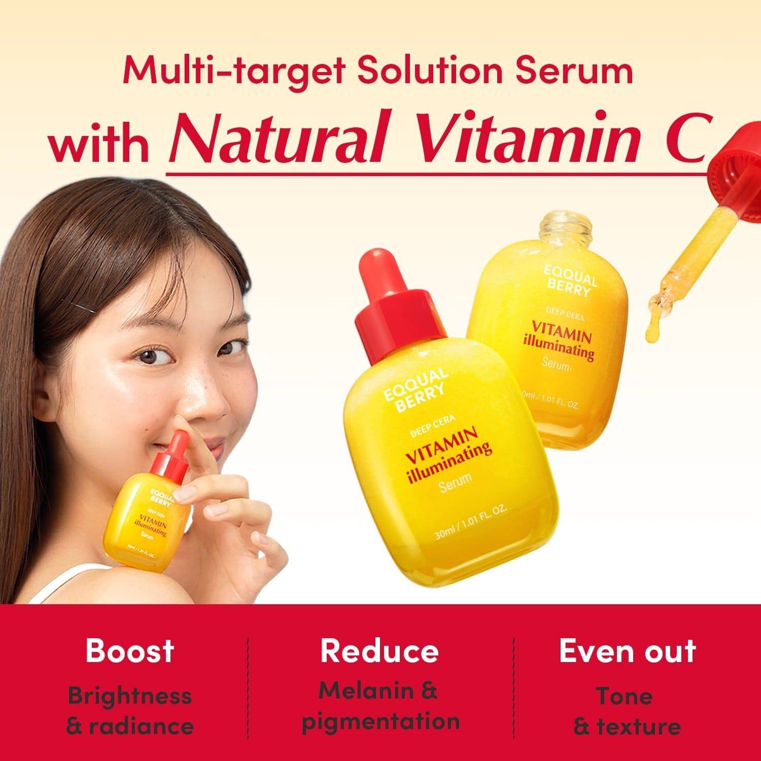 EQQUALBERRY Vitamin Illuminating Serum 30ml - BelluBeauty