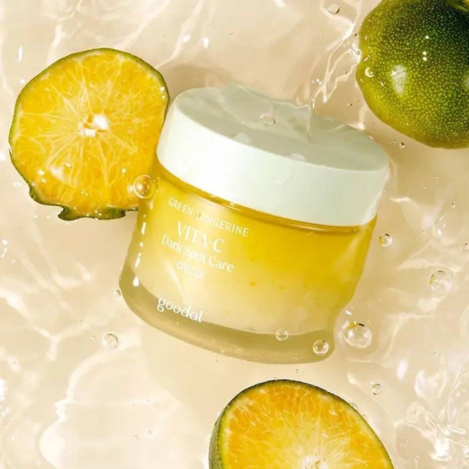 GOODAL Green Tangerine Vita C Dark Spot Care Cream 50ml - bellubeauty