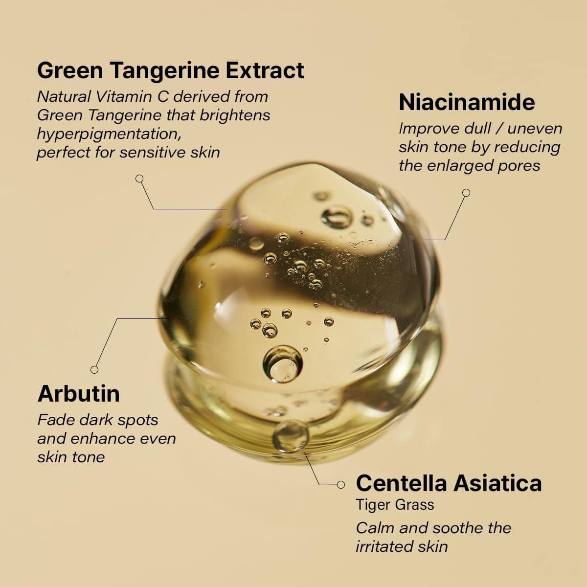 GOODAL Green Tangerine Vita C Dark Spot Care Serum 40ml - bellubeauty