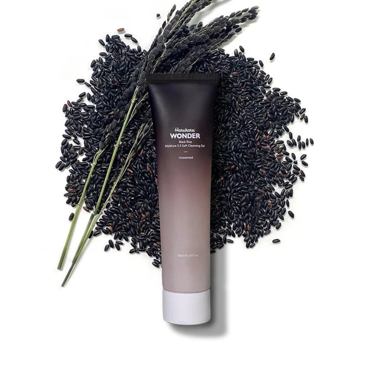 HARUHARU WONDER Black Rice Moisture 5.5 Soft Cleansing Gel 100ml - BelluBeauty