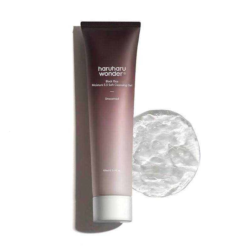 HARUHARU WONDER Black Rice Moisture 5.5 Soft Cleansing Gel 100ml - BelluBeauty